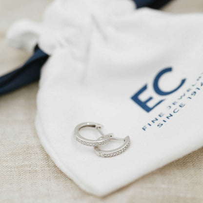 Øreringer i gull med diamant 0,08 ct WSI 16150020 - Bjerveur.noØreringer i gull med diamant 0,08 ct WSI 16150020