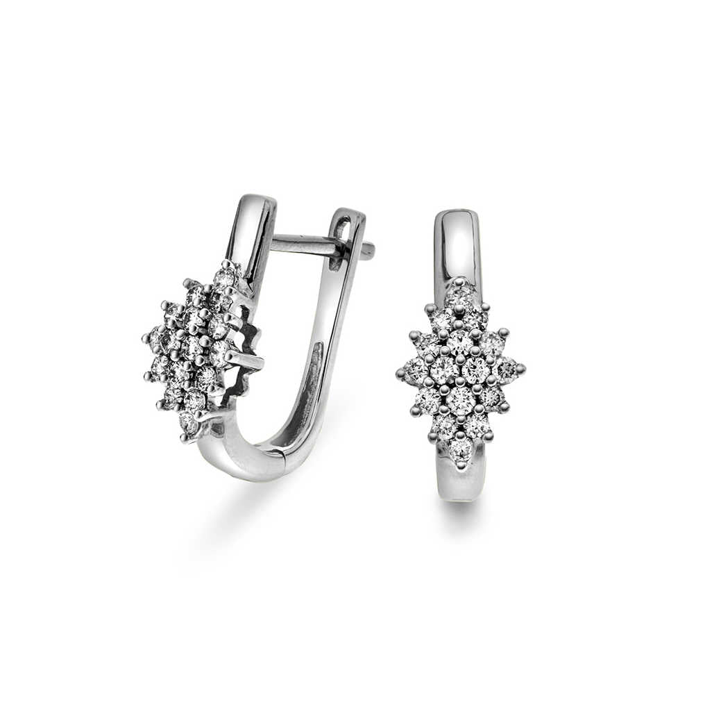 Øreringer i gull med diamanter 0,33 ct (59433) - Bjerveur.noØreringer i gull med diamanter 0,33 ct (59433)