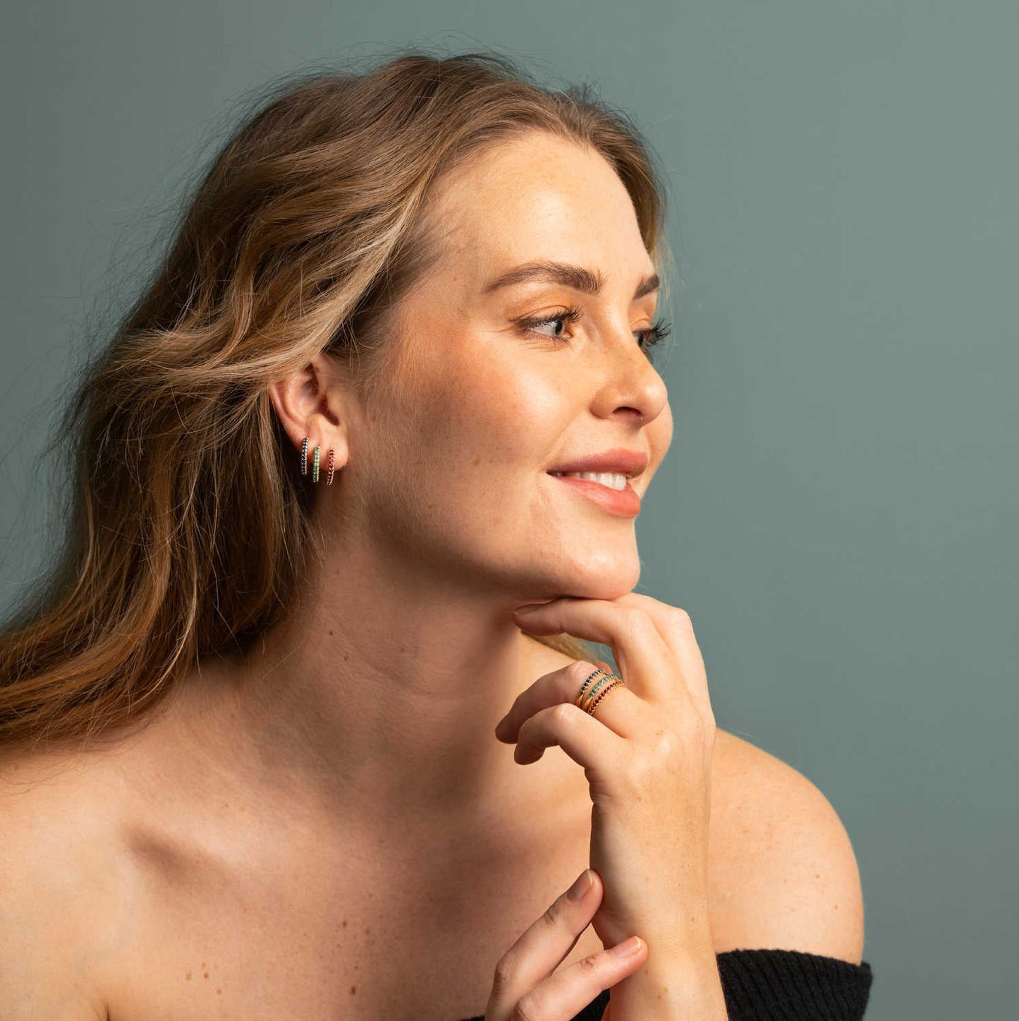 Øreringer i gull med safir 24250032 - 26 - Bjerveur.noØreringer i gull med safir 24250032 - 26