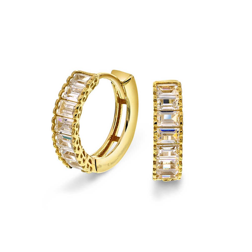 ØRERINGER I GULL MED ZIRKONIA 59643 - Bjerveur.noØRERINGER I GULL MED ZIRKONIA 59643