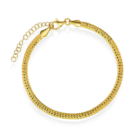 Oval panser armbånd i sølv 19 cm - Bjerveur.noOval panser armbånd i sølv 19 cm