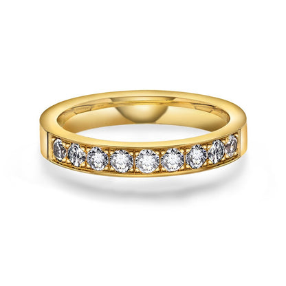 Radiant ring gull LAB diamanter 0,54 ct N240622 - Bjerveur.noRadiant ring gull LAB diamanter 0,54 ct N240622