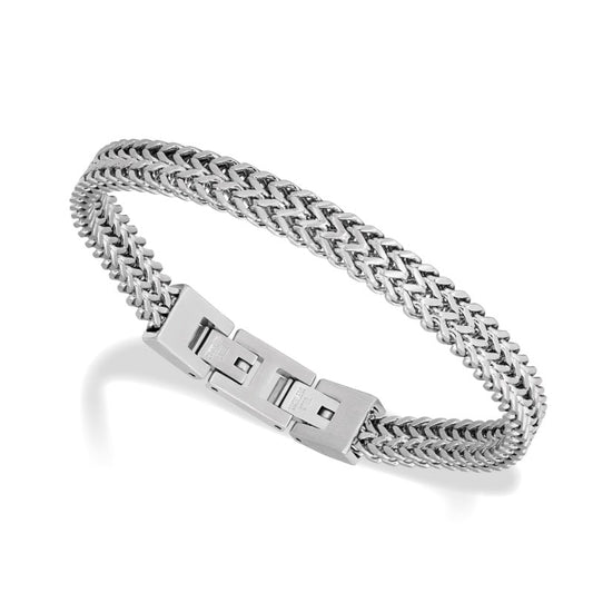 RB Bracelet Satined steel MAJOR II 7mm Steel 20,5cm - Bjerveur.noRB Bracelet Satined steel MAJOR II 7mm Steel 20,5cm
