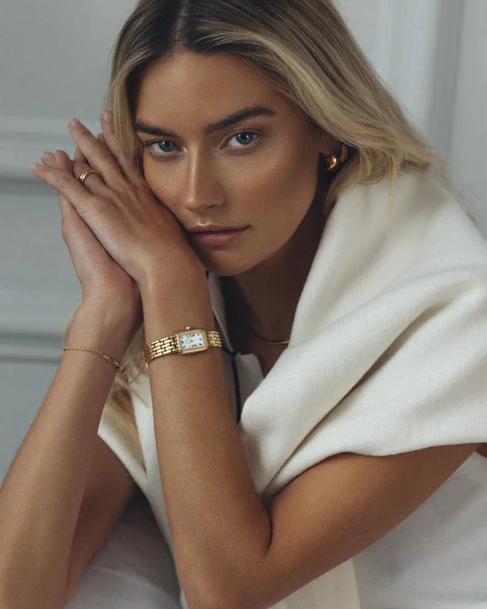 Renessanse Gullfarget / Hvit 17 x 29mm SKU | MB0255 - Bjerveur.noRenessanse Gullfarget / Hvit 17 x 29mm SKU | MB0255