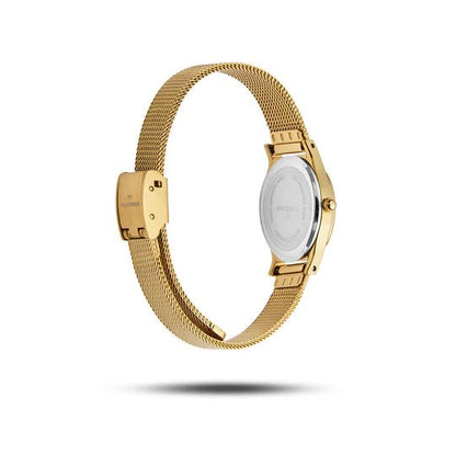 Retro Mesh Gullfarget / Hvit 19 x 28,5mm SKU | MB0253 - Bjerveur.noRetro Mesh Gullfarget / Hvit 19 x 28,5mm SKU | MB0253