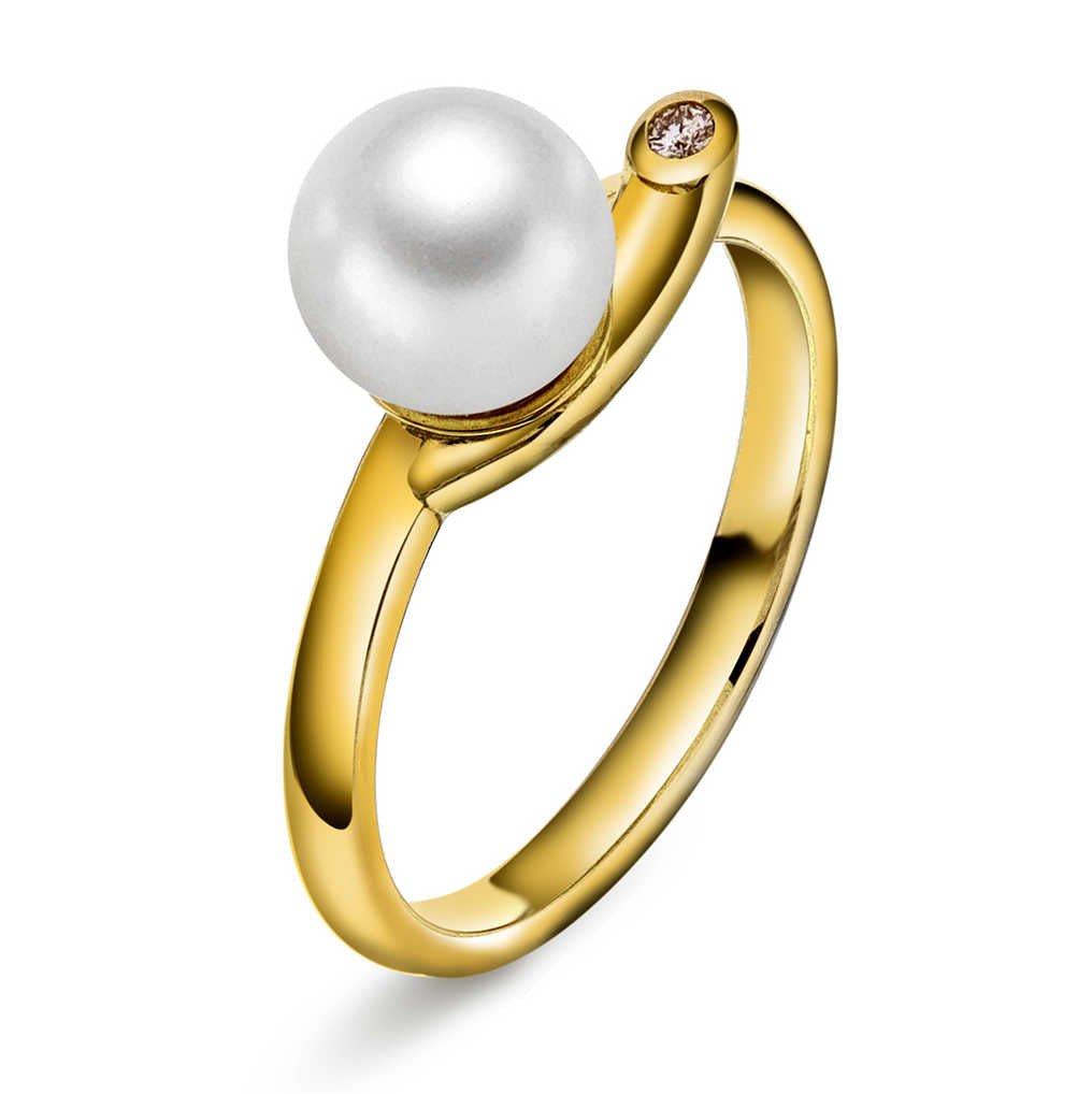 Ring i gull med diamant 0,02 ct WSI 22100028 - Bjerveur.noRing i gull med diamant 0,02 ct WSI 22100028