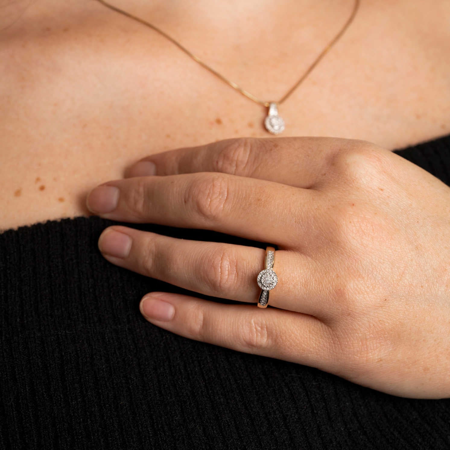 Ring i gull med diamant 0.15 ct WSI 22150009 - Bjerveur.noRing i gull med diamant 0.15 ct WSI 22150009