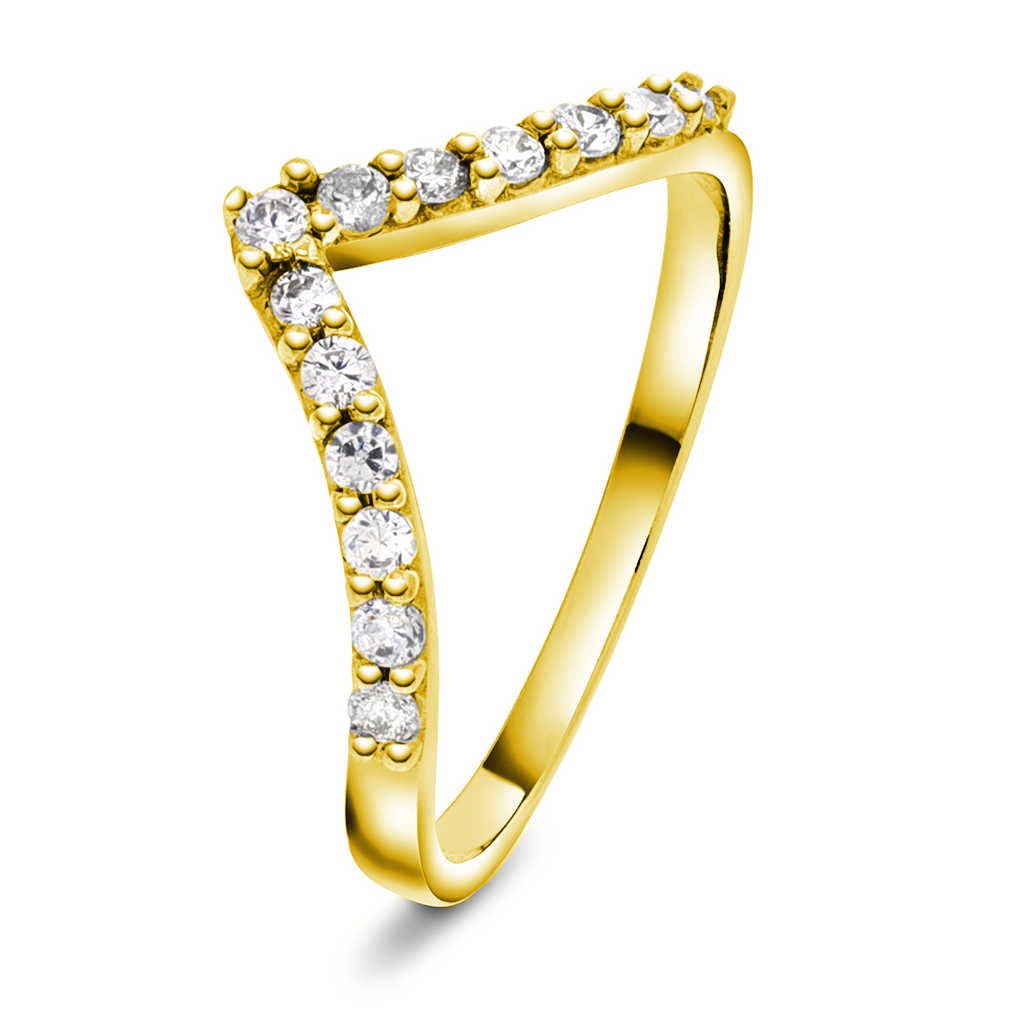 RING I GULL MED DIAMANT 0,26 CT WSI 22100015 - 026 - Bjerveur.noRING I GULL MED DIAMANT 0,26 CT WSI 22100015 - 026