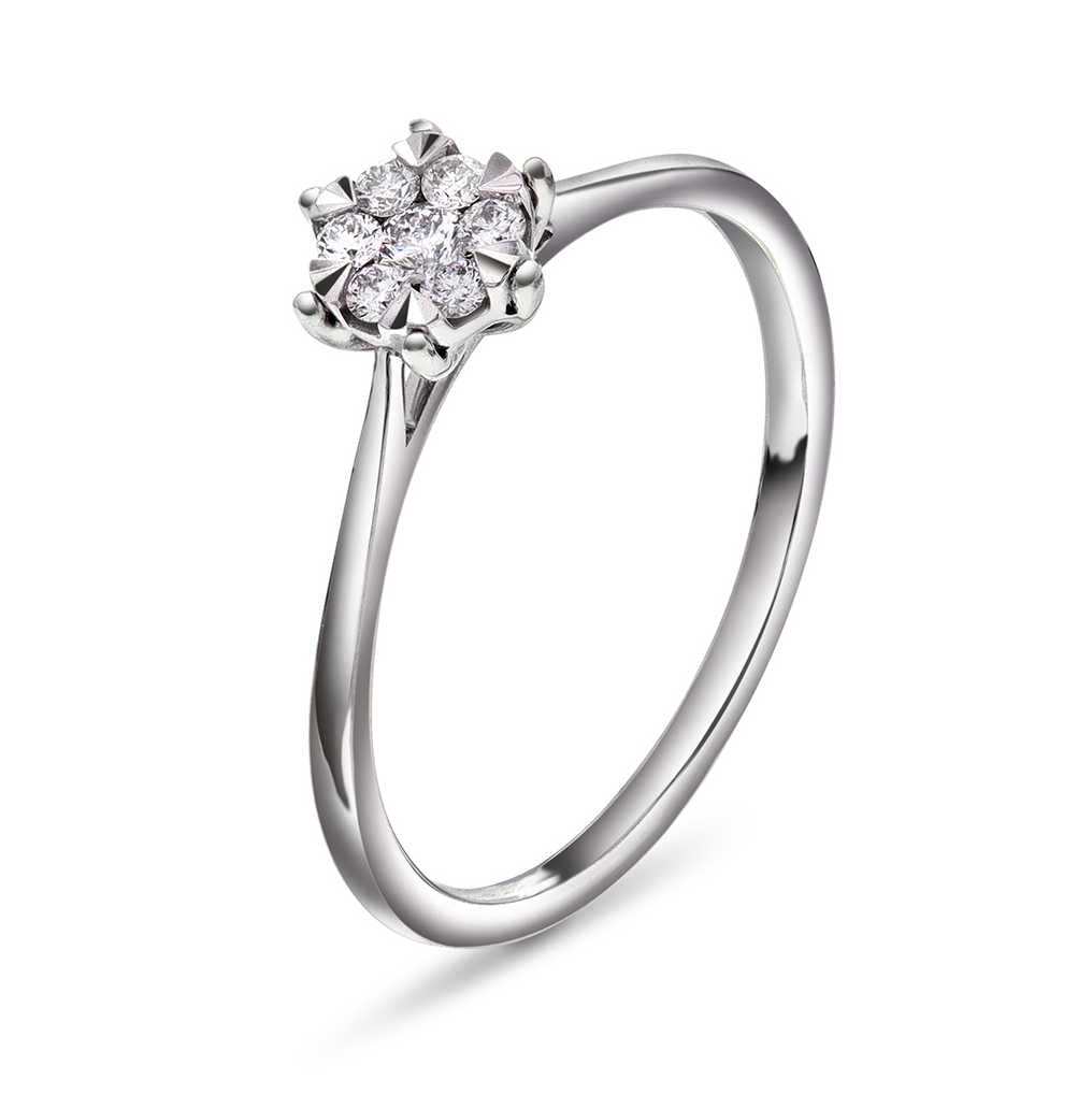 Ring i gull med diamanter 15 ct WP 59998 - Bjerveur.noRing i gull med diamanter 15 ct WP 59998
