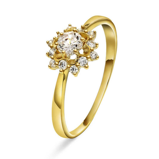 Ring i gull med zirkonia 59722 - Bjerveur.noRing i gull med zirkonia 59722