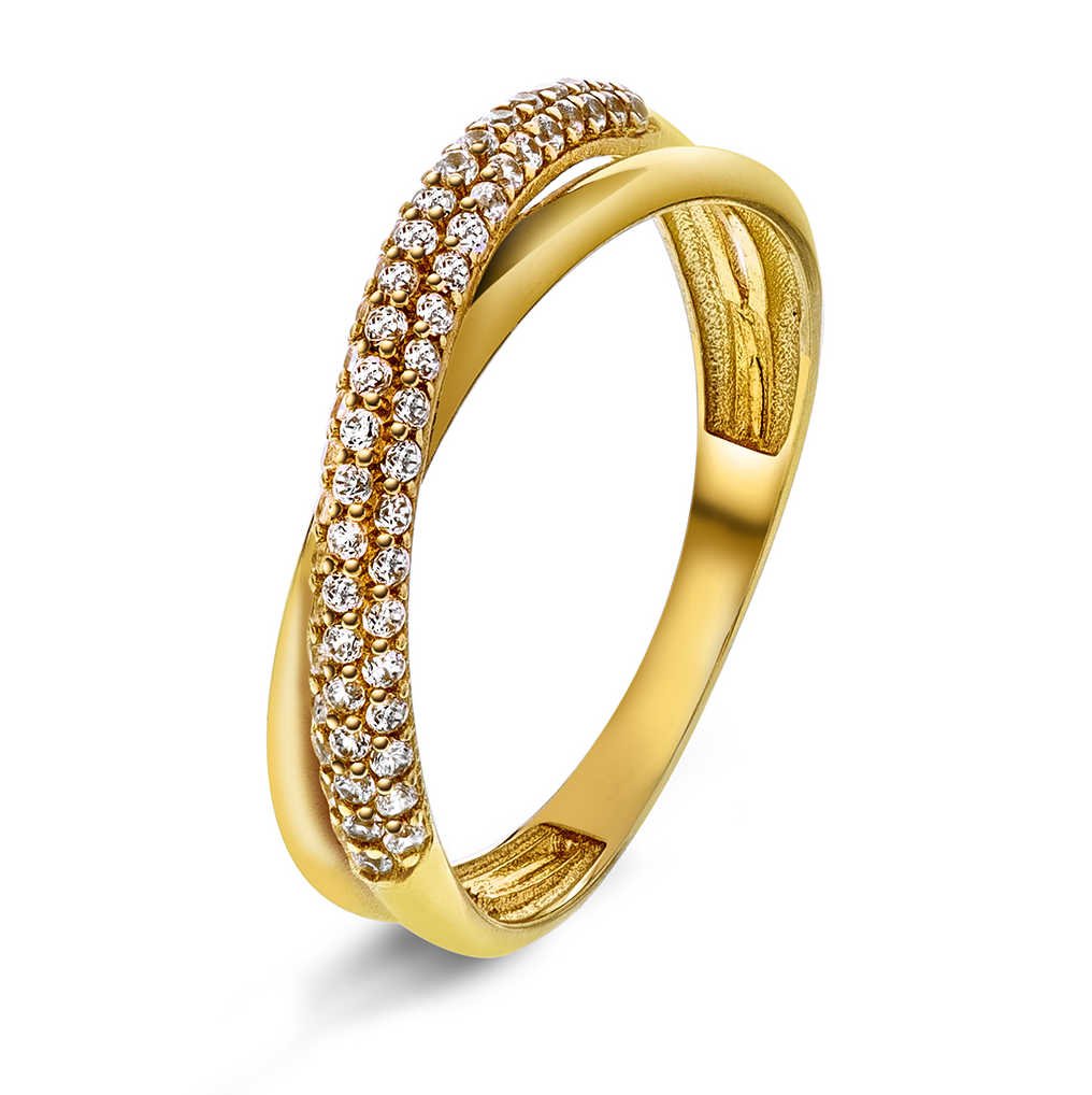 Ring i gull med zirkonia 59786 - Bjerveur.noRing i gull med zirkonia 59786