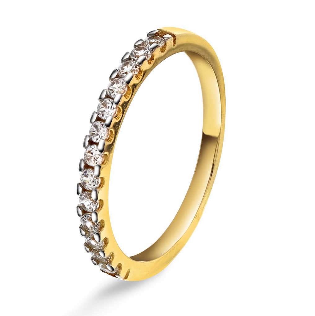 Ring i gull med zirkonia 59787 - Bjerveur.noRing i gull med zirkonia 59787