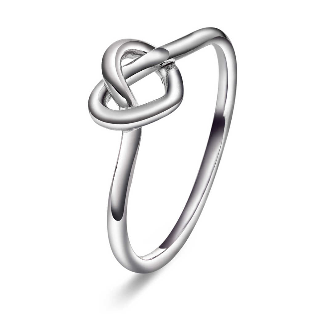 Ring i sølv knutehjerte 992358 - Bjerveur.noRing i sølv knutehjerte 992358