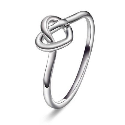 Ring i sølv knutehjerte 992358 - Bjerveur.noRing i sølv knutehjerte 992358