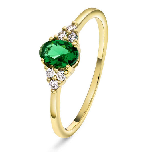 RING I SØLV MED GRØNN ZIRKONIA 991763 - Bjerveur.noRING I SØLV MED GRØNN ZIRKONIA 991763