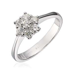Ring Rosett 0.50ct Wsi Artikkelnr: 16424 - Bjerveur.noRing Rosett 0.50ct Wsi Artikkelnr: 16424