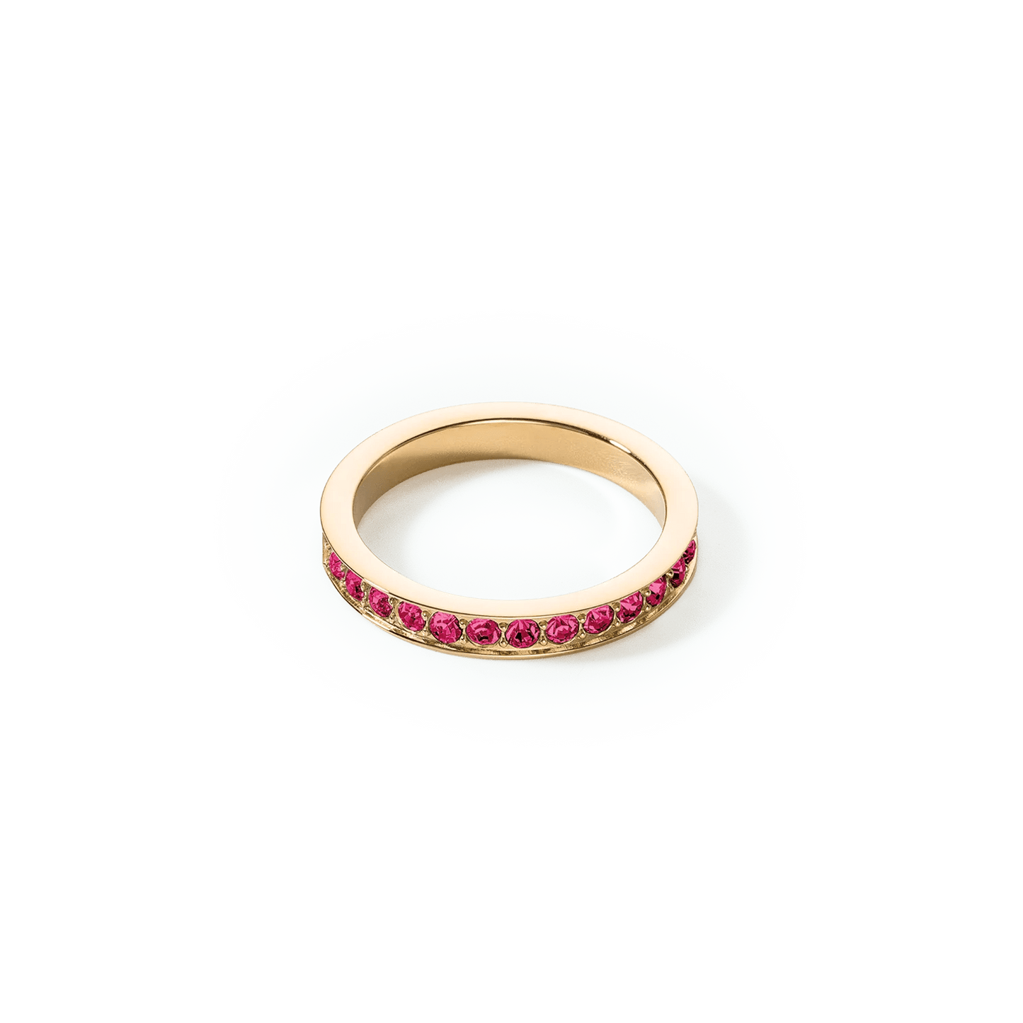 Ring stainless steel & crystals gold pink 012740041652 - Bjerveur.noRing stainless steel & crystals gold pink 012740041652