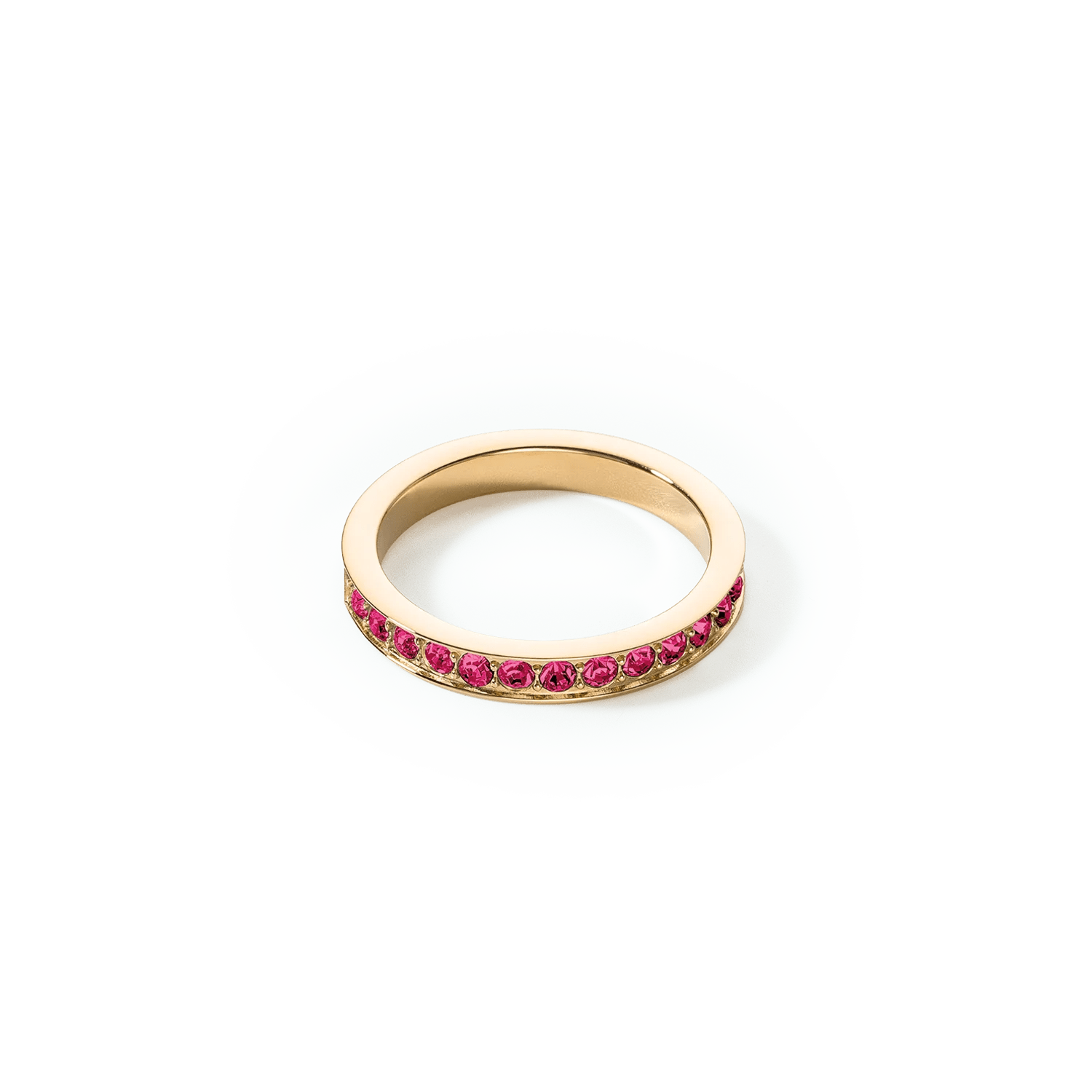 Ring stainless steel & crystals gold pink 012740041652 - Bjerveur.noRing stainless steel & crystals gold pink 012740041652