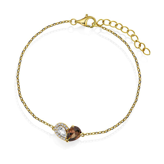 Sammen armbånd i sølv med zirkonia 992431 - Bjerveur.noSammen armbånd i sølv med zirkonia 992431
