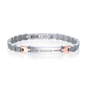 SANDER armbånd stål med forgylling av ledd Artikkelnr: 50064 - 22 - Bjerveur.noSANDER armbånd stål med forgylling av ledd Artikkelnr: 50064 - 22