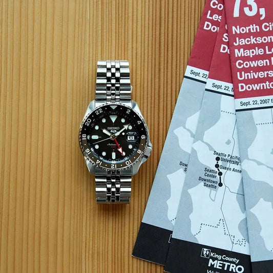 SEIKO 5 SPORTS GMT SSK001K1 - Bjerveur.noSEIKO 5 SPORTS GMT SSK001K1
