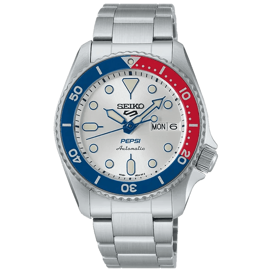 SEIKO 5 SPORTS PEPSI SRPL99K1 - Bjerveur.noSEIKO 5 SPORTS PEPSI SRPL99K1