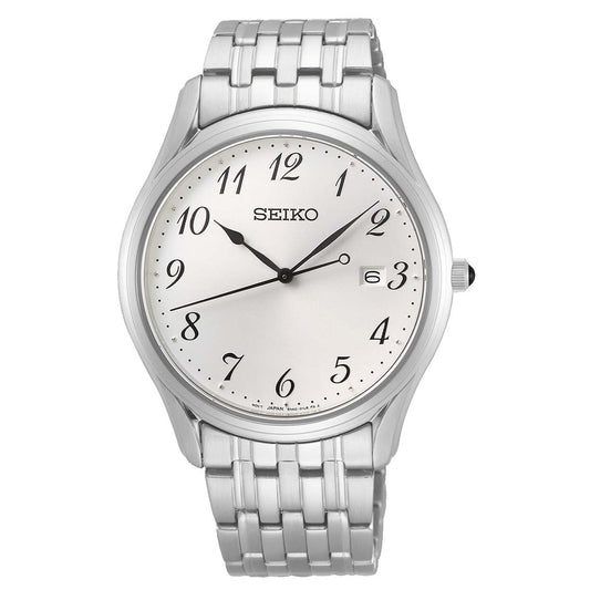 Seiko SUR299P1 – Klassisk herreklokke i rustfritt st - Bjerveur.noSeiko SUR299P1 – Klassisk herreklokke i rustfritt st