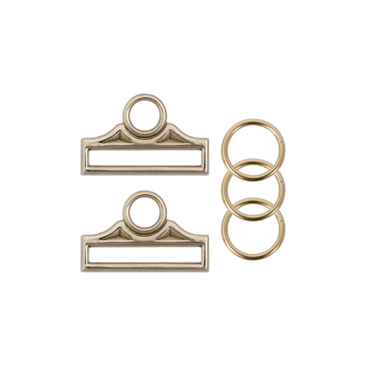 Selespenne med 3 ringar, messing 587850