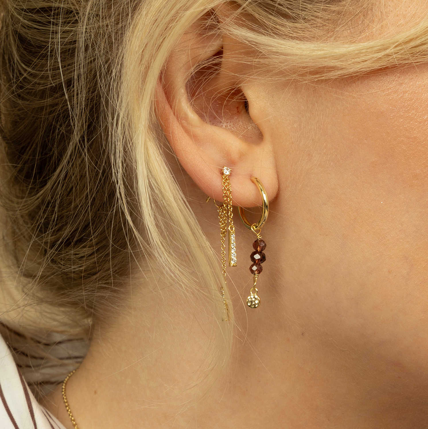 Shimmer øredobber i sølv med zirkonia 240377 - Bjerveur.noShimmer øredobber i sølv med zirkonia 240377