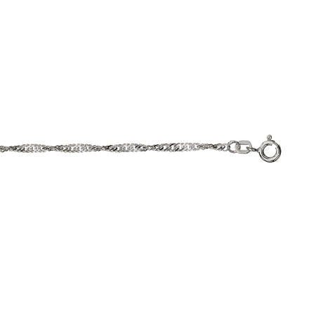 SINGAPORE ARMBÅND I SØLV 2,3 MM 18,5 CM 284418 - Bjerveur.noSINGAPORE ARMBÅND I SØLV 2,3 MM 18,5 CM 284418