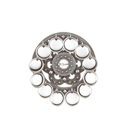 Slangesølje Telemark med lauv, oksidert 132101 - Bjerveur.noSlangesølje Telemark med lauv, oksidert 132101