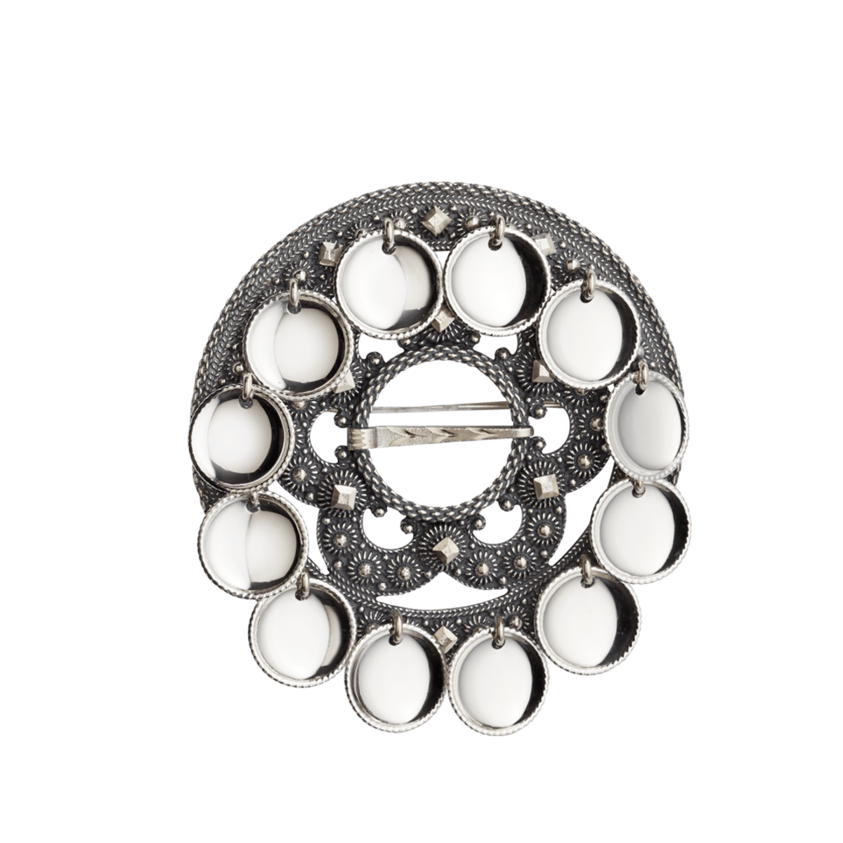 Slangesølje Telemark med lauv, oksidert - Bjerveur.noSlangesølje Telemark med lauv, oksidert