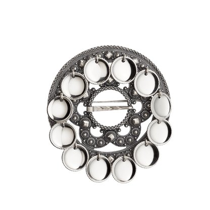 Slangesølje Telemark med lauv, oksidert - Bjerveur.noSlangesølje Telemark med lauv, oksidert