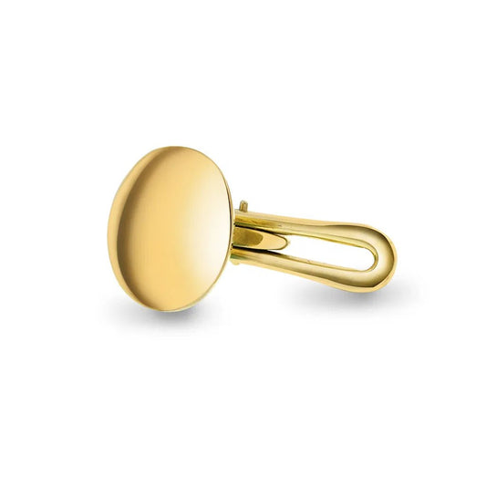 Smokingknapp i gull oval - Bjerveur.no
