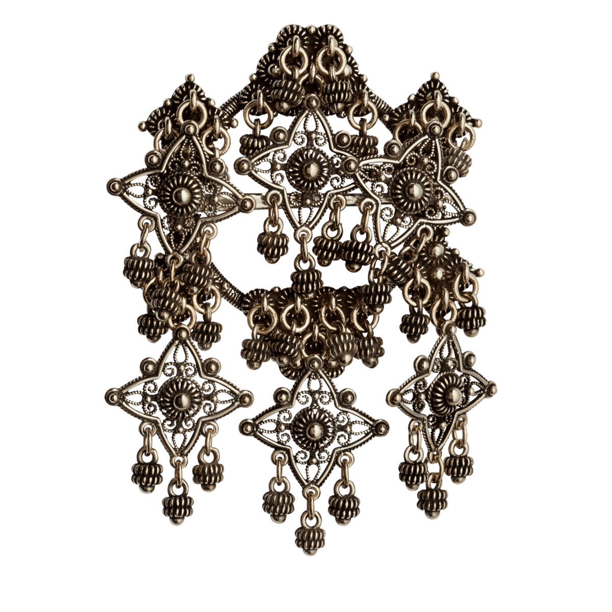 Sølje Telemark Bøheradsring med kruser, gamalforgylt 224706 - Bjerveur.noSølje Telemark Bøheradsring med kruser, gamalforgylt 224706