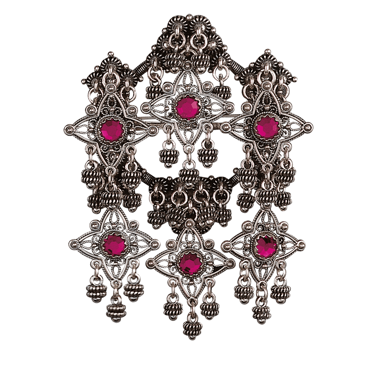 Sølje Telemark Bøheradsring med rosa stein, oksidert 224110 - Bjerveur.noSølje Telemark Bøheradsring med rosa stein, oksidert 224110