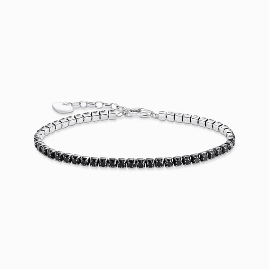 Sølv tennisarmbånd med svarte zirkoner A2167 - 643 - 11 - Bjerveur.noSølv tennisarmbånd med svarte zirkoner A2167 - 643 - 11