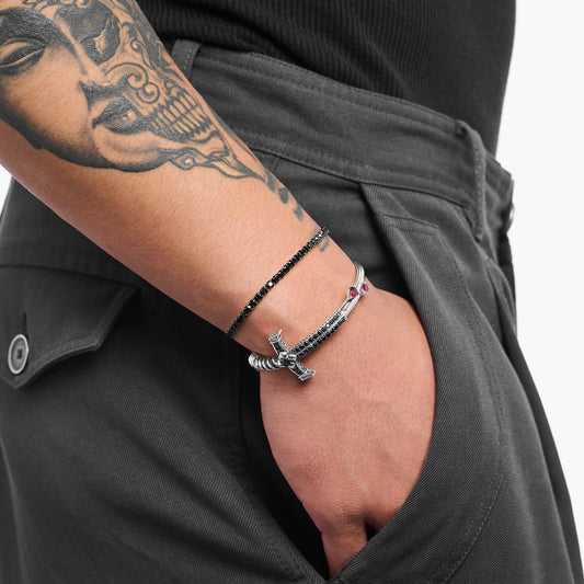 Sølv tennisarmbånd med svarte zirkoner A2167 - 643 - 11 - Bjerveur.noSølv tennisarmbånd med svarte zirkoner A2167 - 643 - 11