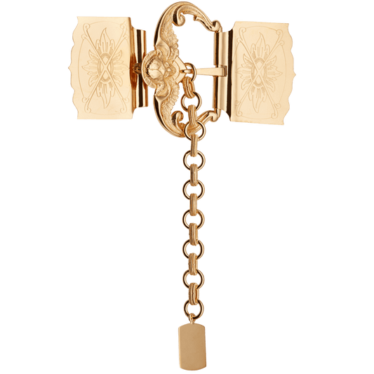 Sprettespenne til stoff/skinnlist, forgylt 835600 - Bjerveur.noSprettespenne til stoff/skinnlist, forgylt 835600