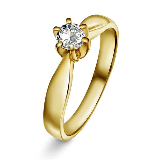 Superstar ring i gull m/dia 0,30 ct TWSI 2210003 - 30 - Bjerveur.noSuperstar ring i gull m/dia 0,30 ct TWSI 2210003 - 30