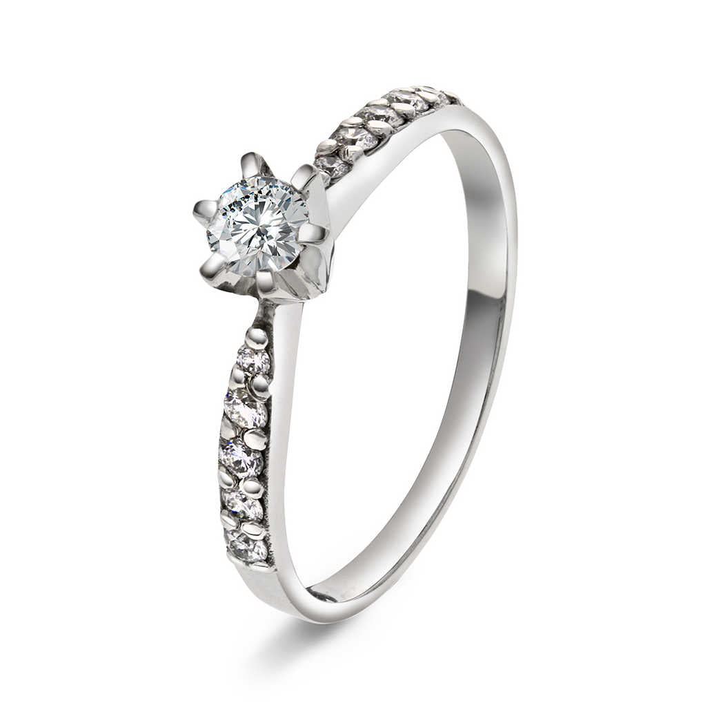 Superstar ring i gull m/dia 0,38 ct TWSI 1210004 - 038 - Bjerveur.noSuperstar ring i gull m/dia 0,38 ct TWSI 1210004 - 038
