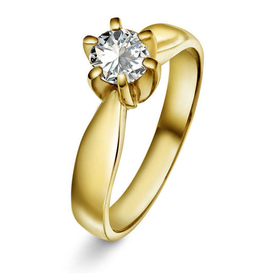 Superstar ring i gull m/dia 0,50 ct TWSI 2210003 - 50 - Bjerveur.noSuperstar ring i gull m/dia 0,50 ct TWSI 2210003 - 50