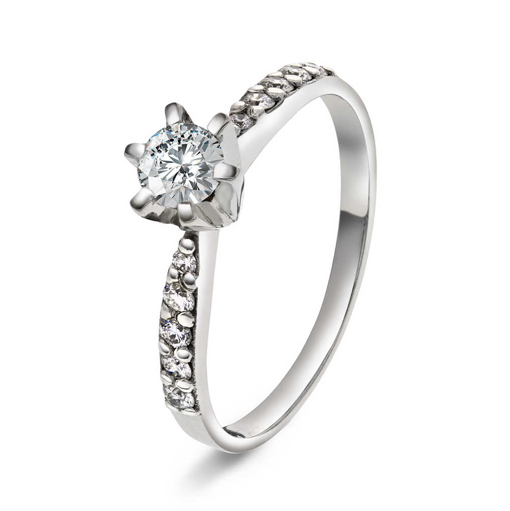 Superstar ring i gull m/dia 0,56 ct TWSI 1210004 - 058 - Bjerveur.noSuperstar ring i gull m/dia 0,56 ct TWSI 1210004 - 058