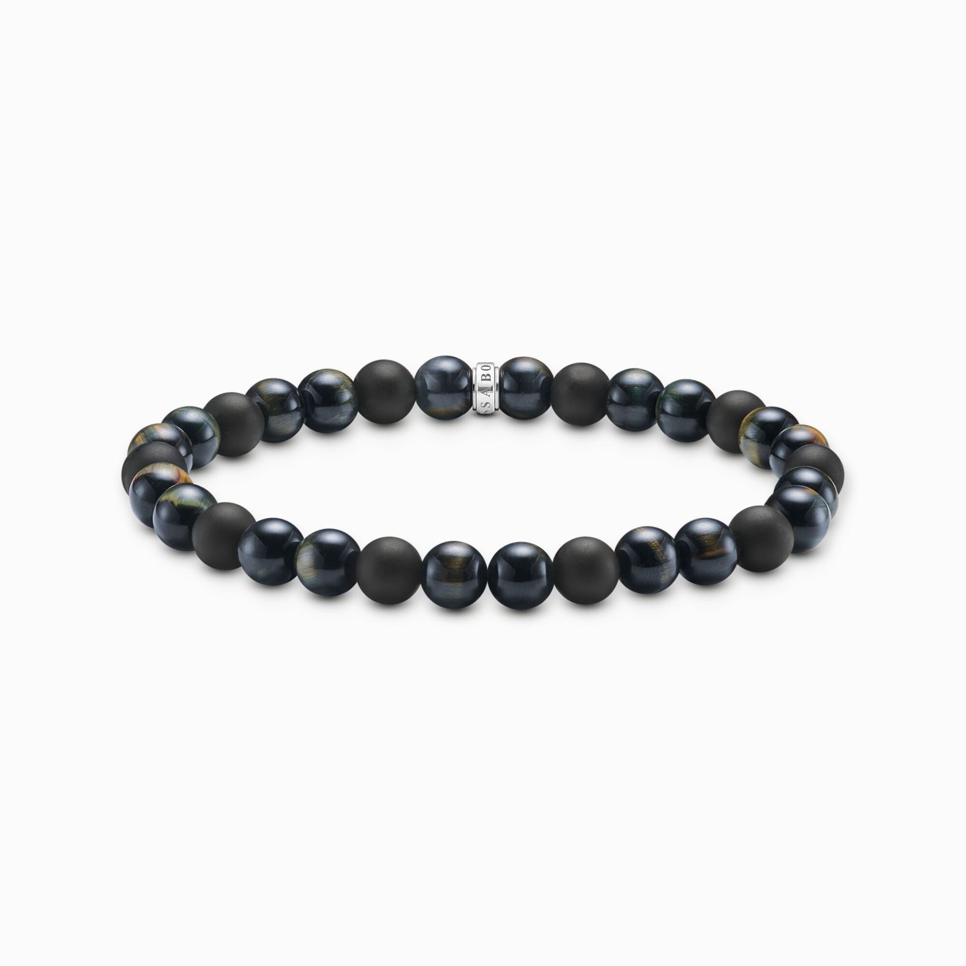 Talisman armbånd med tigerøye og obisidian perler A2182 - 806 - 7 - Bjerveur.noTalisman armbånd med tigerøye og obisidian perler A2182 - 806 - 7