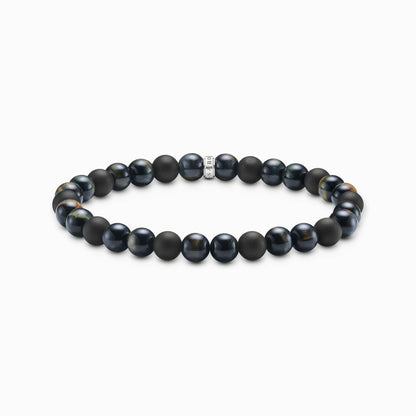 Talisman armbånd med tigerøye og obisidian perler A2182 - 806 - 7 - Bjerveur.noTalisman armbånd med tigerøye og obisidian perler A2182 - 806 - 7