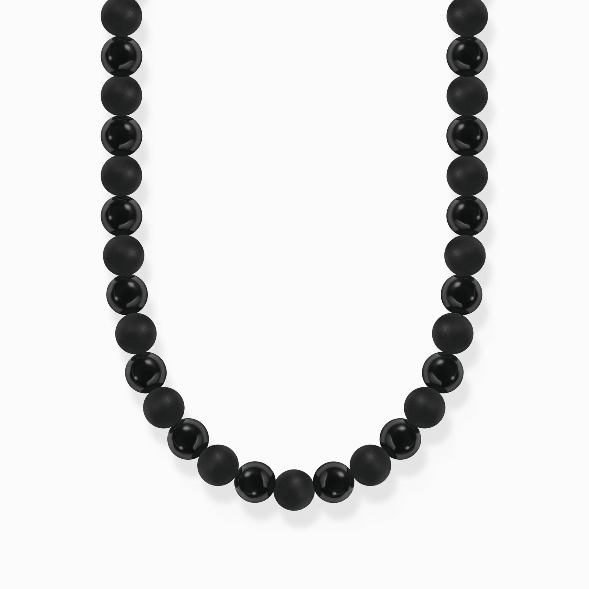 Talisman halskjede med obsidian perler KE2304 - 698 - 11 - Bjerveur.noTalisman halskjede med obsidian perler KE2304 - 698 - 11