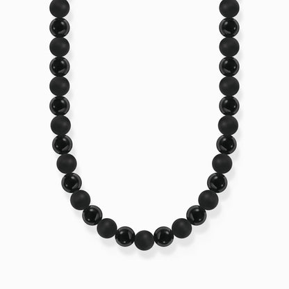 Talisman halskjede med obsidian perler KE2304 - 698 - 11 - Bjerveur.noTalisman halskjede med obsidian perler KE2304 - 698 - 11