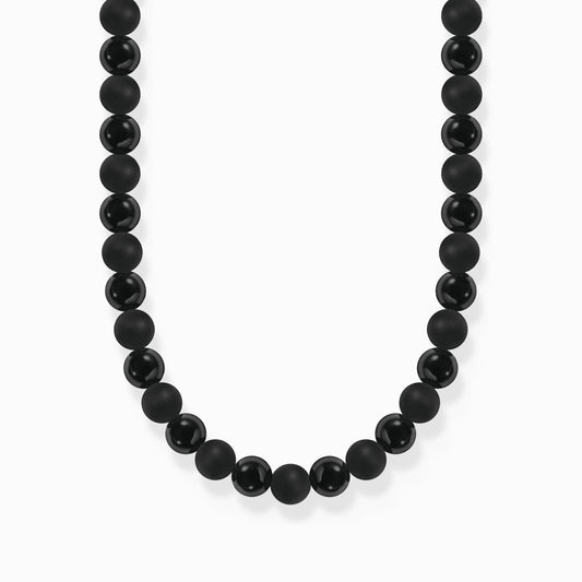Talisman halskjede med obsidian perler KE2304 - 698 - 11 - Bjerveur.noTalisman halskjede med obsidian perler KE2304 - 698 - 11