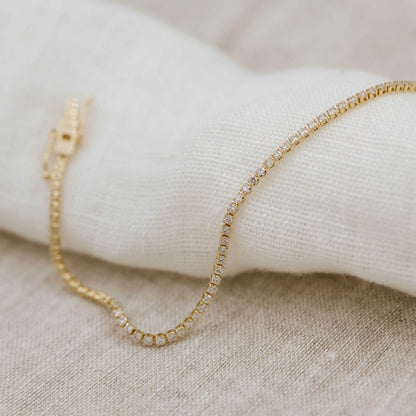 TENNISARMBÅND I GULL M/DIA 1.00 CT TWSI 28150010 - 100 - 18 - Bjerveur.noTENNISARMBÅND I GULL M/DIA 1.00 CT TWSI 28150010 - 100 - 18