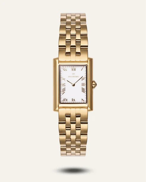 Timeless Grand Gullfarget Stål / Hvit 23x31mm SKU | MO311 - Bjerveur.noTimeless Grand Gullfarget Stål / Hvit 23x31mm SKU | MO311